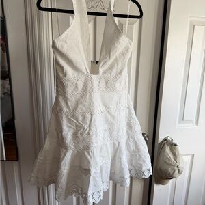 Endless Rose White Backless Dress